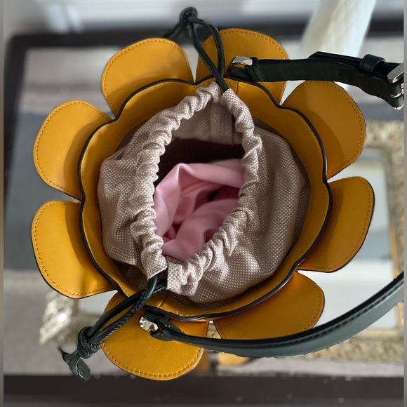 Kate Spade Novelty Petal Flower Bucket Bag- Yellow Morning Light - Picture 8 of 12